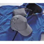 Reflektierende Baseballkappe aus 190T Polyester, Größe 7 1/4 Farbe mattsilber Stimmungsbild dritte Ansicht