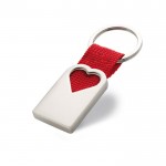 Werbeartikel Schlüsselanhänger mit Herz Farbe rot