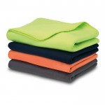 Fleece-Decke als Werbegeschenk Farbe lindgrün erste Ansicht