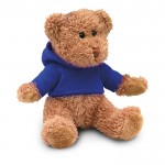 Teddybär mit T-Shirt Werbeartikel Farbe blau