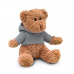 Teddybär mit T-Shirt Werbeartikel Farbe grau erste Ansicht
