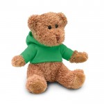 Teddybär mit T-Shirt Werbeartikel Farbe grün erste Ansicht