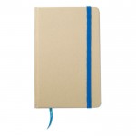 Taschennotizbücher aus Recyclingmaterial bedrucken Farbe blau