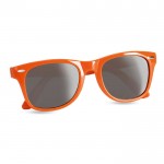 Sonnenbrille mit Logo im Siebdruck Farbe orange