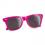 Sonnenbrille mit Logo im Siebdruck Farbe pink