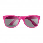 Sonnenbrille mit Logo im Siebdruck Farbe pink erste Ansicht