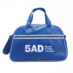 Bedruckte Handtasche Typ Bowling Farbe blau Ansicht mit Logo 1