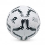 Fußball als Geschenk mit Werbung bedrucken Farbe weiß/schwarz erste Ansicht