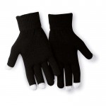 Taktile Handschuhe für Handys Farbe schwarz