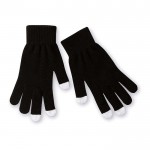 Taktile Handschuhe für Handys Farbe schwarz erste Ansicht