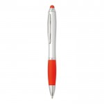Kugelschreiber mit Touchpen in verschiedenen Farben Farbe rot erste Ansicht