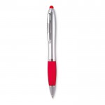 Kugelschreiber mit Touchpen in verschiedenen Farben Farbe rot zweite Ansicht