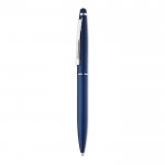Kugelschreiber als Werbegeschenk für Kunden Farbe blau erste Ansicht