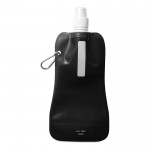 Faltbare Wasserflaschen als Werbegeschenk Farbe schwarz