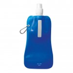 Faltbare Wasserflaschen als Werbegeschenk Farbe blau