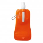Faltbare Wasserflaschen als Werbegeschenk Farbe orange