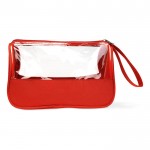 Elegante Kulturtasche als Werbeartikel Farbe rot