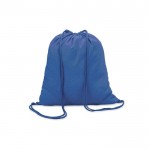 Bedruckter Rucksack Baumwolle 100 g/m2 Farbe blau