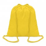 Bedruckter Rucksack Baumwolle 100 g/m2 Farbe gelb