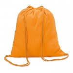 Bedruckter Rucksack Baumwolle 100 g/m2 Farbe orange