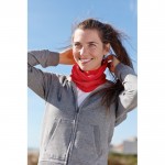 Werbeartikel Halstuch aus Mikrofaser Farbe rot Stimmungsbild