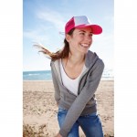 Werbeartikel Kappe im Trucker-Stil Farbe pink Stimmungsbild 6