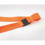 Bedrucktes Schlüsselband für Firmen (2 cm) Farbe orange zweite Ansicht