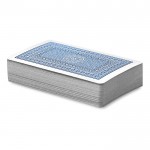Kartenspiel als Werbegeschenk in einer Box Farbe blau zweite Ansicht