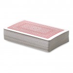 Kartenspiel als Werbegeschenk in einer Box Farbe rot zweite Ansicht