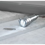 Ausziehbare Taschenlampe als Werbegeschenk Farbe silber Stimmungsbild 3