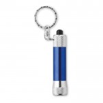 Origineller Schlüsselanhänger mit Taschenlampe Farbe blau