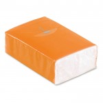 Paket Taschentücher bedrucken Farbe orange zweite Ansicht
