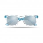 Bedruckte Sonnenbrille Farbe blau
