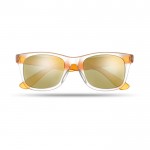 Bedruckte Sonnenbrille Farbe orange