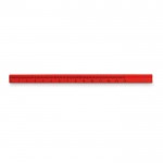Stift mit Lineal als Werbegeschenk Farbe rot