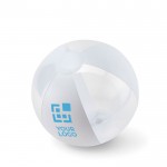 Strandball mit Logo bedrucken zum Verschenken Ansicht mit Druckbereich