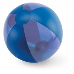 Strandball mit Logo bedrucken zum Verschenken Farbe blau erste Ansicht