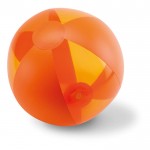 Strandball mit Logo bedrucken zum Verschenken Farbe orange
