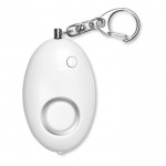 Persönlicher Mini-Alarm und Schlüsselanhänger Farbe weiß