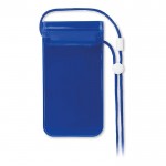 Wasserdichte Handyhülle als Werbegeschenk bedrucken Farbe blau