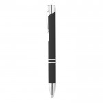 Kugelschreiber mit mattem Finish bedrucken Farbe schwarz