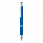 Kugelschreiber mit mattem Finish bedrucken Farbe köngisblau erste Ansicht