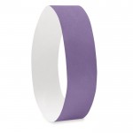 Bedruckte Tyvek-Armbänder Farbe violett, erste Ansicht