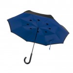 Wendbarer Regenschirm 23'‘ als Werbemittel Farbe köngisblau dritte Ansicht