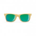 Werbeartikel Sonnenbrille mit Holzeffekt Farbe holzton