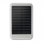 Powerbank Solar als Werbegeschenk 4000 mAh Farbe mattsilber zweite Ansicht