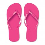 Badelatschen als Werbemittel für Firmen Ansicht mit Druckbereich Farbe Pink