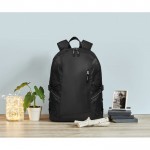 Trendiger Notebook-Rucksack als Werbemittel Farbe schwarz Stimmungsbild