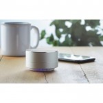 Eleganter Bluetooth-Lautsprecher für Werbung Farbe mattsilber Stimmungsbild