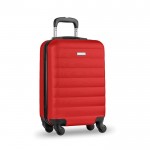 Elegante bedruckte Reisekoffer Farbe rot